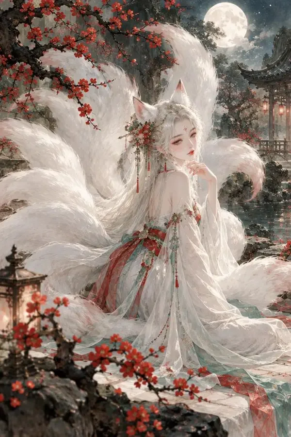 狐妖白灵 - 香蕉短剧国风神怪短剧封面
